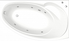 Bas Акриловая ванна Фэнтази 150x88 R с гидромассажем